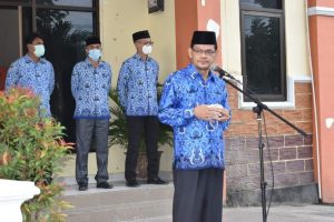 Kakankemenag Ingatkan ASN Tentang Prokes, Moderasi dan Pelayanan