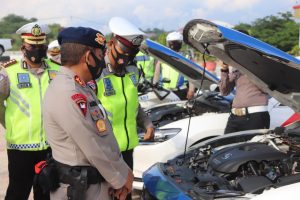 Jelang Operasi Ketupat 2021, Kapolda Sulteng Cek Kesiapan Randis Lalu Lintas