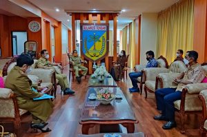 Gubenur Longki Terima Audiensi PT. Vale Indonesia Tbk