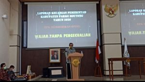 Pemkab Parimo Kembali Raih Opini WTP Dari BPK RI