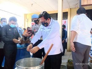 Pemusnahan Barang Bukti Sabu Yang Dilakukan Ditresnarkoba Polda Sulteng Sebanyak 699,63 Gram Lebih