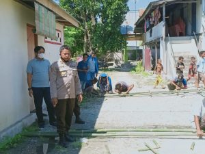 Kapolsek Iptu Azis Tinjau Kampung Tangguh Desa Bomba Wilayah Marawola
