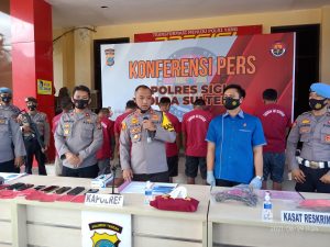 Polres Sigi Ringkus Pelaku Pencurian Kabel Di Kalukubula Milik PT. Telkom