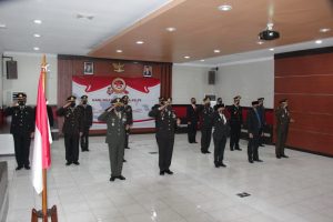 Kapolres Palu Bersama Forkopimda Ikuti Upacara HUT Bhayangkara Ke-75 Secara Virtual