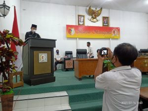 Paripurna Ketujuh Pertanggungjawaban Pelaksanaan APBD T.A. 2020