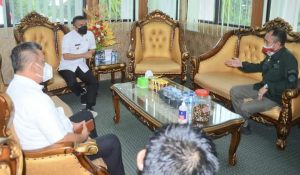 Walikota Palu Terima Kunjungan Staf Khusus Mentan RI Erick Tamalagi