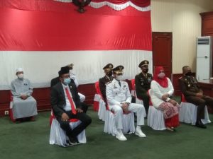 Sekda Zulfinasran Saksikan Secara Virtual Pemberian Remisi Lapas Kelas III Parigi