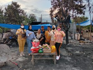 Kegiatan Sosial Kemanusiaan, PPS Bantu Warga Korban Kebakaran Kelurahan Tondo Kota Palu