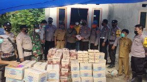 Tinjau Lokasi Banjir Rogo, Kapolres Sigi Berikan Bantuan Pada Korban