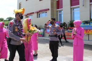 Kapolres Sigi Sambut Kedatangan Kapolda Baru