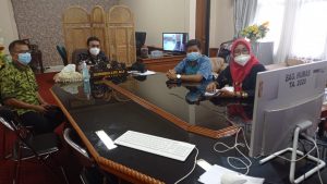 Pemkab Parimo Webinar Bersama Kemendagri, Bahas Peran Tenaga Pendidik Dimasa Pandemi