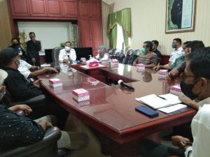 Wabup Badrun Pimpin Rapat Pengelolaan SPAM Desa