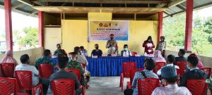 Pesan Kapolsek Marawola di Rakor Percepatan Vaksinasi