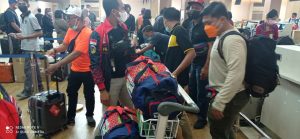 Rombongan Terakhir Kontingen Sulteng Tinggalkan Bumi Cendrawasih Papua