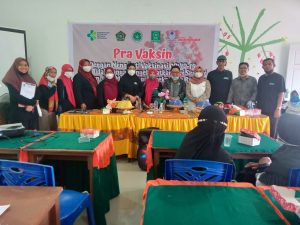 Fatayat NU Sulteng dan PGMNI Gelar Pra Vaksinasi di 5 Titik Sekolah Madrasah di Sigi