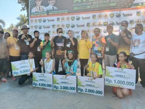 Lomba Lari 10K di Tinombo, Juara I Putra diraih Poso dan Putri diraih Atlet Sigi