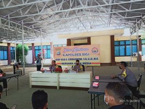 Undang Jurnalis, Kapolres Sigi Minta Awak Media Mitra Strategis Kepolisian