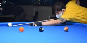 12 Atlet Biliar Nasional Bertarung di Open Tournament Tenn Ball Piala Gubernur Cup I Rusdy Mastura