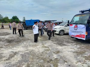 Pilkades Serentak Bangkep, Aparat Kepolisian Kawal Distribusi Surat Suara