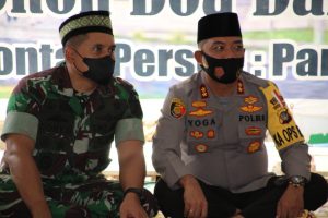 Kapolres Banggai Hadir di Peletakan Batu Pertama Pembangunan Masjid Al-Karim Keleke Kota Luwuk