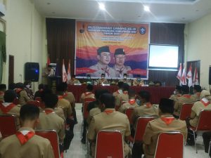 Pramuka di tuntut Lebih Proaktif Berikan Perannya Menuju Pembangunan Kabupaten Sigi yang Lebih Baik