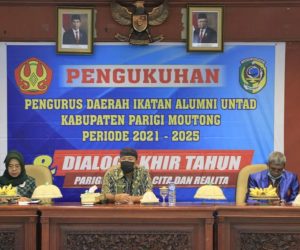 Kukuhkan IKA Untad, Staf Ahli sampaikan Amanat Bupati Parimo