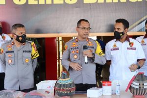 Dihadapan Media, Kapolres Banggai Sebut Tindak Pidana dan Lakalantas Alami Penurunan