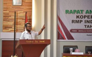 Gubernur Rusdy Mastura Buka RAT Koperasi Produsen RMP Indonesia Mandiri