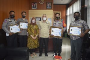 Polres Sigi Sabet Penghargaan Zona Hijau dari Ombudsman RI Perwakilan Sulteng