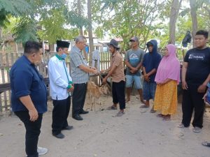 BAZNAS Sigi Berikan Bantuan 10 ekor Ternak Kambing