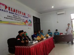 Sigi Tuan Rumah Diklat Wasit dan Pelatih Bola Voli