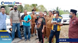 Pemda Parimo Tentukan Titik Koordinat dan Batas Lahan Infrastruktur Calon DOB