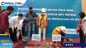 Gubernur Cudy Apresiasi PT. Vale Bangun Air Bersih Warga Palu