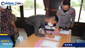 Tandatangani Pakta Integritas Penerimaan Polri Lingkup Polres Sigi TA. 2022