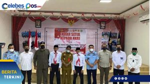 Dua Warga Binaan Tindak Pidana Terorisme Lapas Kelas IIA Palu Ikrar Sumpah Setia Pada NKRI