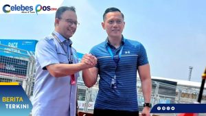 Nonton Formula E di Sirkuit Ancol, AHY Disambut Akrab Gubernur Anies Baswedan