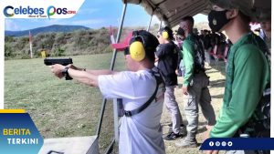 Pimred Celebes Pos Ikut Menembak Presisi Meriahkan Hari Bhayangkara ke 76