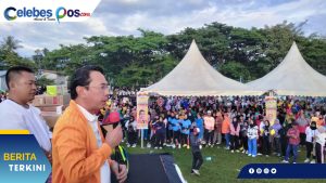 Ribuan Warga Parimo Sambut Ketua Kosgoro Sulteng di Acara Jalan Sehat