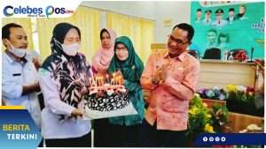 Diacara Stunting, Wabup Dapat Kejutan Tim Promkes Sigi Berupa Kue Ulang Tahun