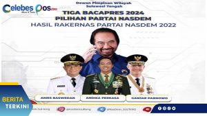 Anies, Andika dan Ganjar Pilihan NasDem di Rakernas