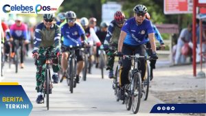 Ribuan Peserta Fun Bike Meriahkan Hari Bhayangkara 76 di Polda Sulteng