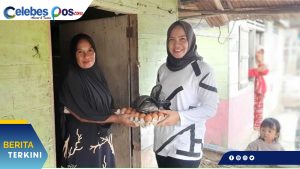 Ketua TP PKK Bangkep Berikan Sembako pada Warga Pesisir Tinangkung