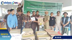 Persaja Kejati Sulteng Peduli Bencana Banjir Parigi Moutong