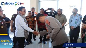 Kapolres dan Forkopimda Banggai Sambut Kedatangan Wakil Jaksa Agung di Kota Berair