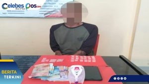 Polres Sigi Tangkap Seorang Warga Sibalaya Selatan Beserta 18 Paket Sabu