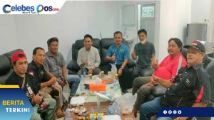 Anleg DPRD Morut, Wahyu Hidayat Sudirman Terima Jurnalis Diruang Kerjanya