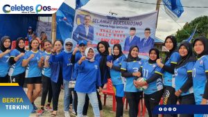 Sambut HUT ke 21, Demokrat Sulteng Gelar Tournament Volly Ball