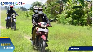 Bupati Morut Bersama Istri Gunakan Sepeda Motor Kunjungi Desa Ululaa
