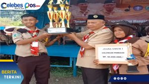 Waka Bina Wasa Kwartir Cabang Gerakan Pramuka Sigi Tutup Kegiatan LKP3 2022