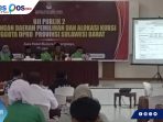 KPU Sulbar Gelar Uji Publik 2 Rancangan Penataan Dapil dan Alokasi Kursi Anleg DPRD